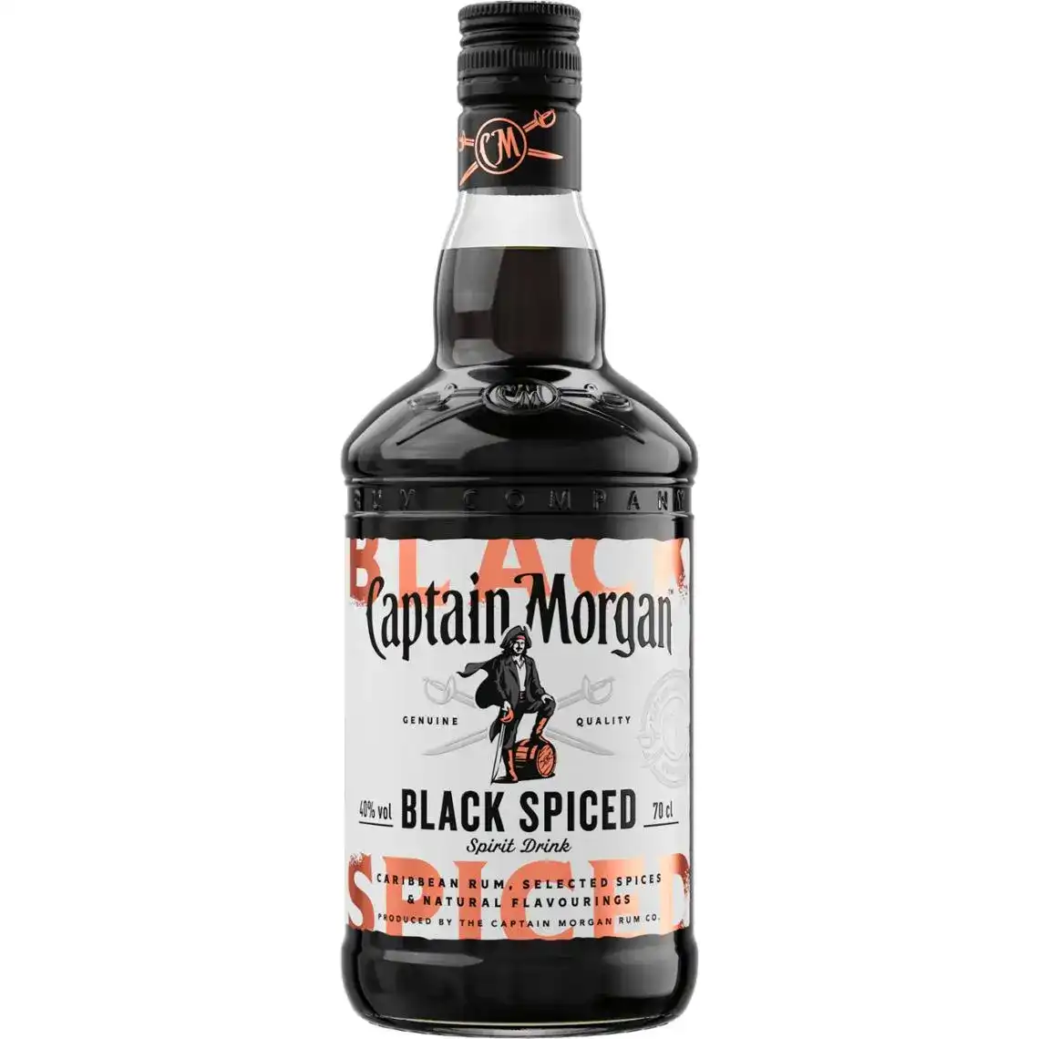 Ром Captain Morgan 0,7л Spiced Black 40%