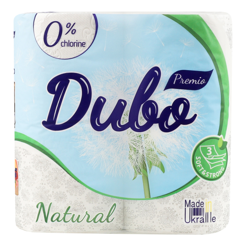Туал папір Диво Premio Natural 4рул 3-ш