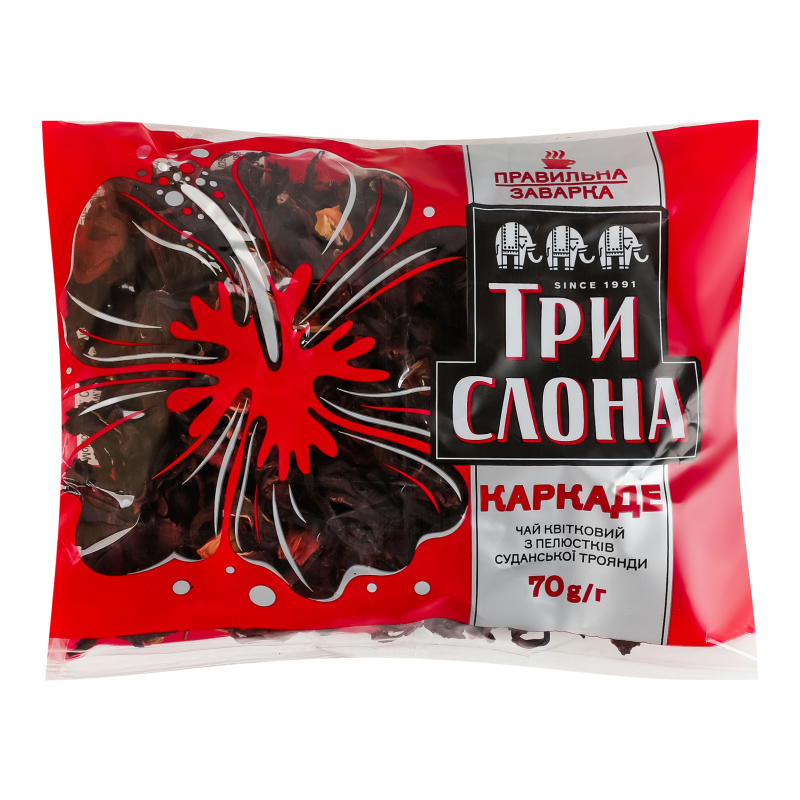 Чай Три Слони 70г Каркаде м/у