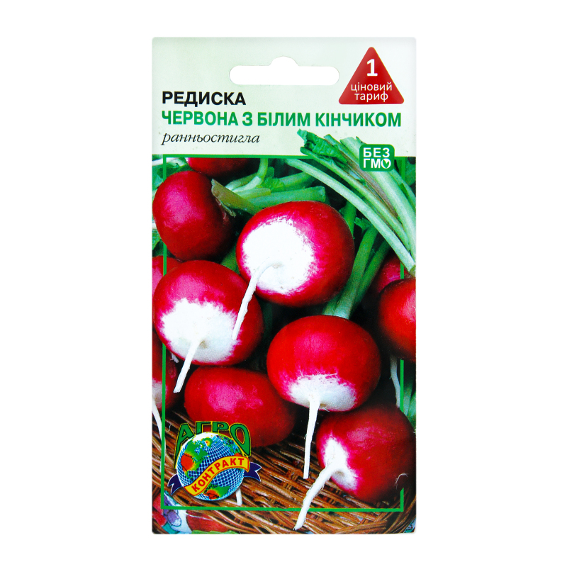 Насіння Агроконтракт 3г Редис чер біл кі