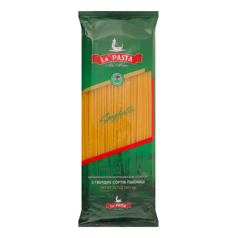 Макарони La Pasta 700г Спагеті
