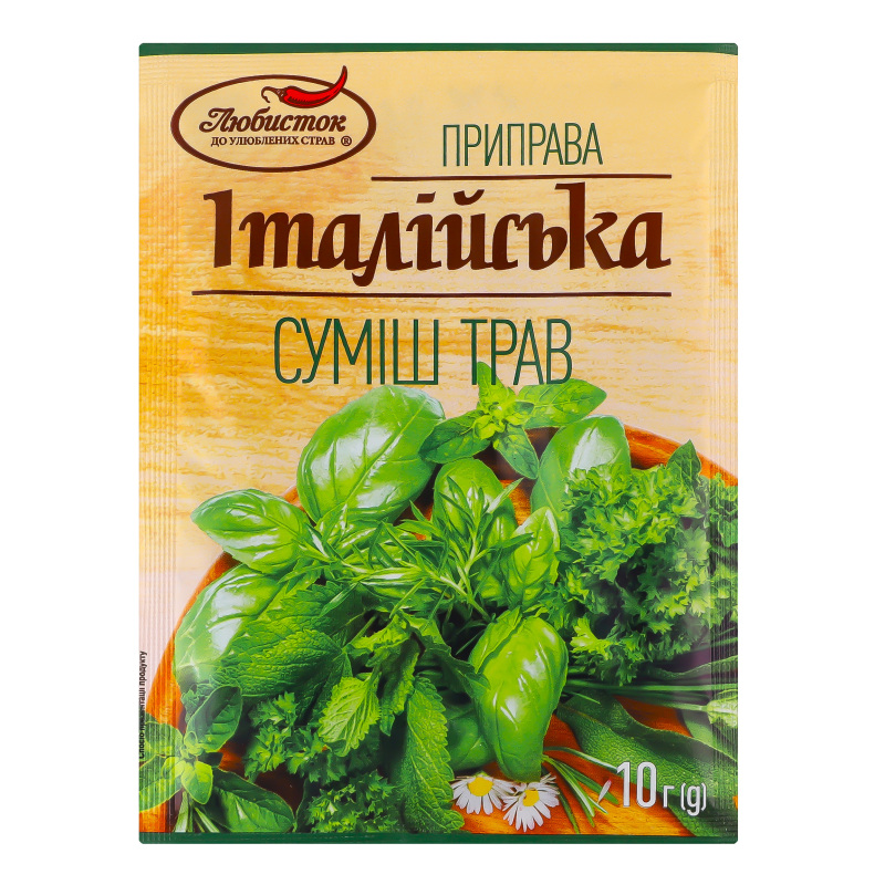 Приправа Любисток 10г Італійські трави