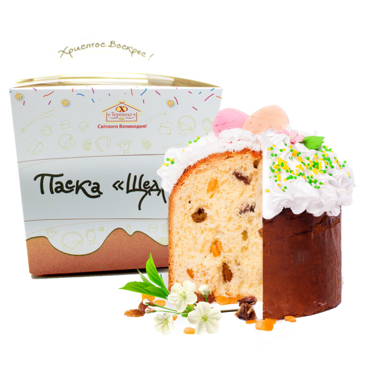 Кекс Теремно 500г Паска Щедра в/г