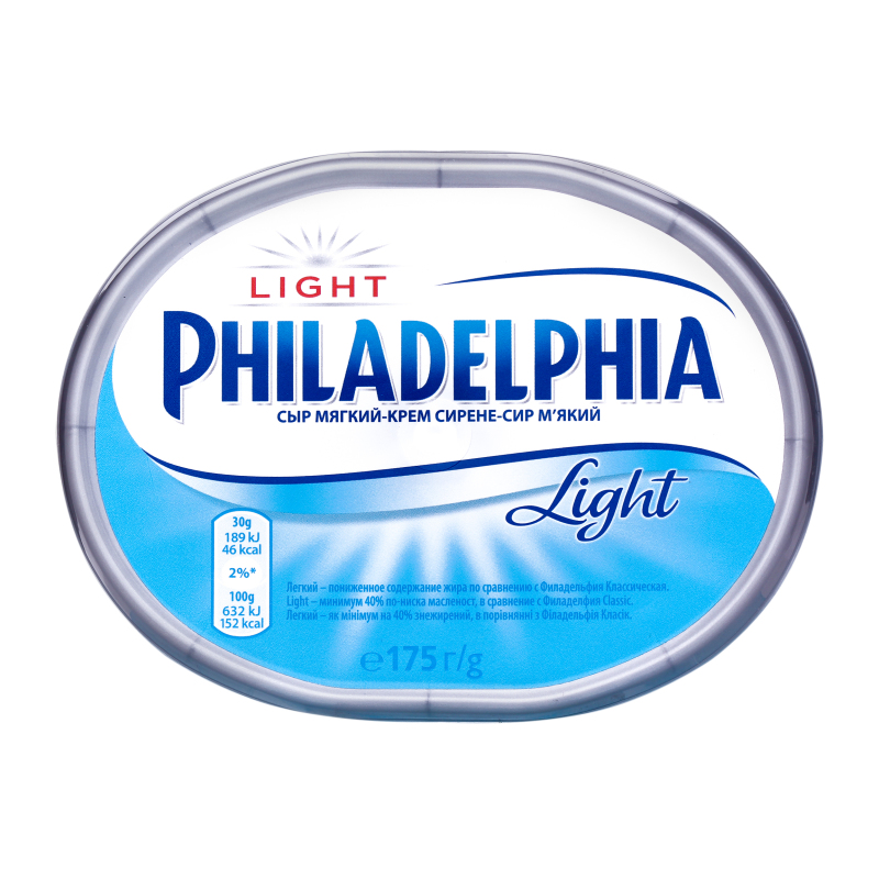 Крем-сир Philadelphia 44% 175г легка