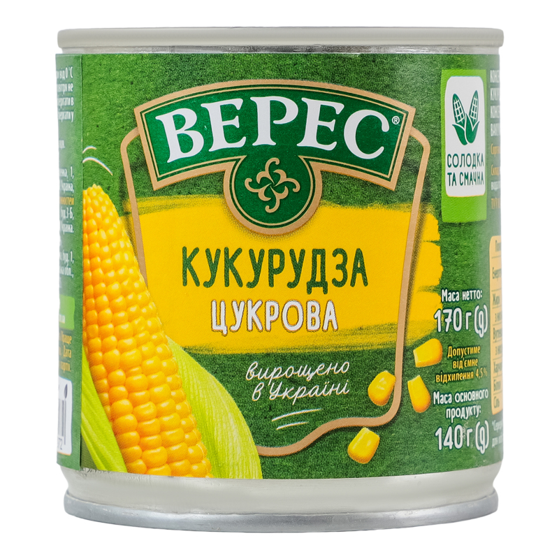 Кукурудза Верес 170г Вакумна