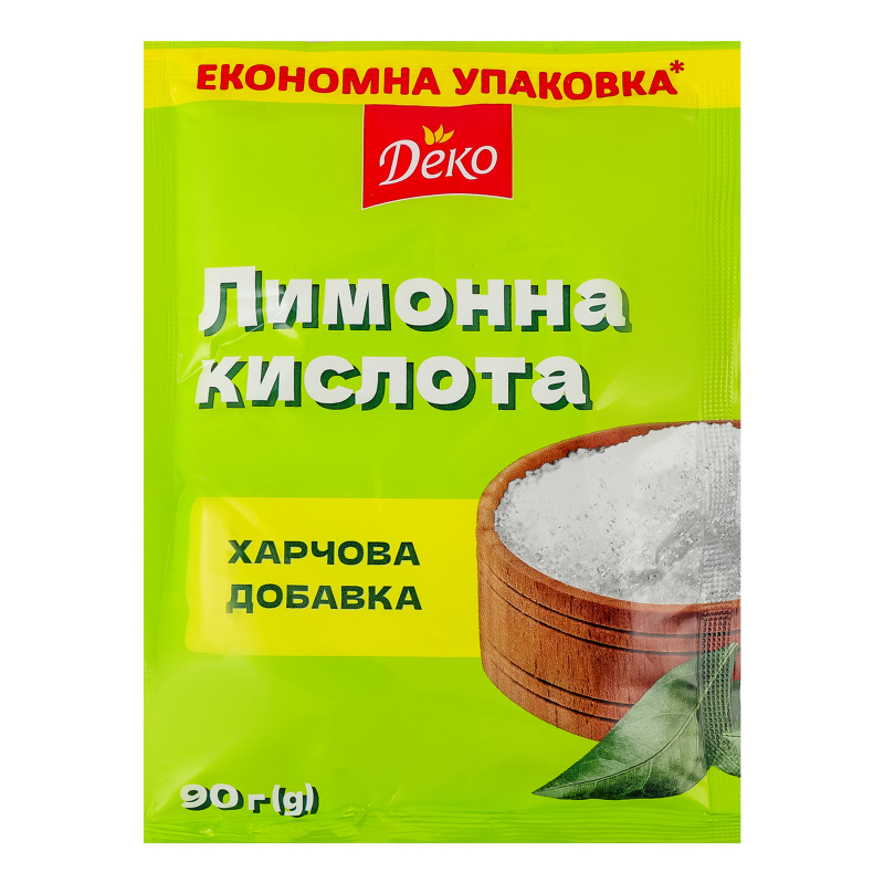 Приправа Деко 90г Лимонна кислота