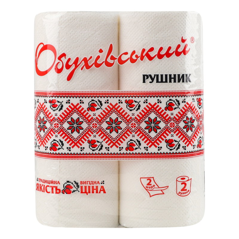 Рушник паперовий Обухівський 2шт