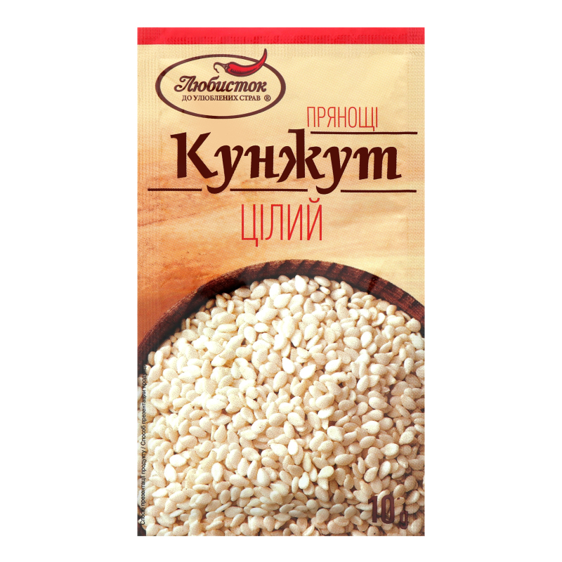 Приправа Любисток 10г Кунжут цілий