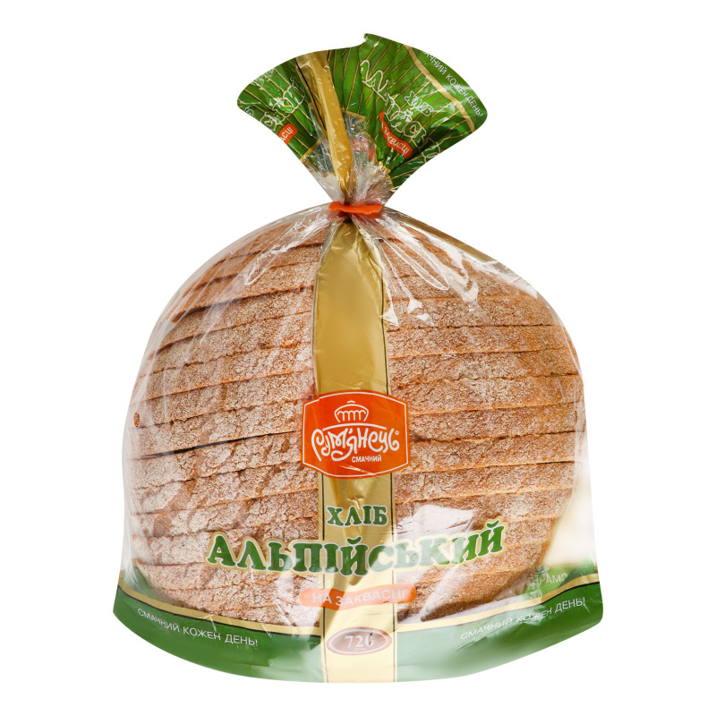 Хліб Паляниця750г Альпійський ж-п кр різ