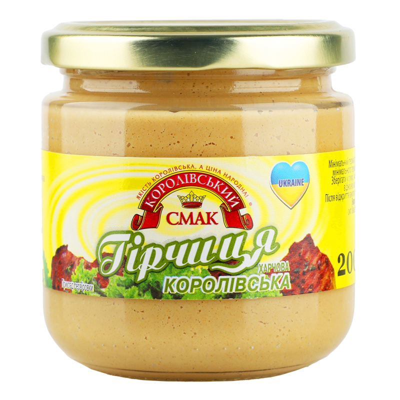 Гірчиця Королів Смак 200г с/б