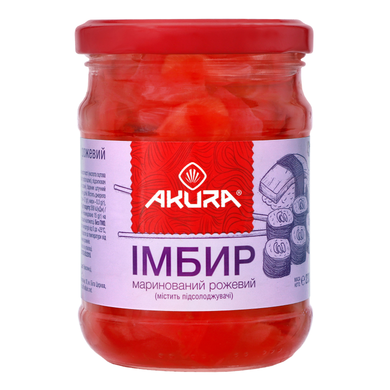Імбир Akura 230г Маринований