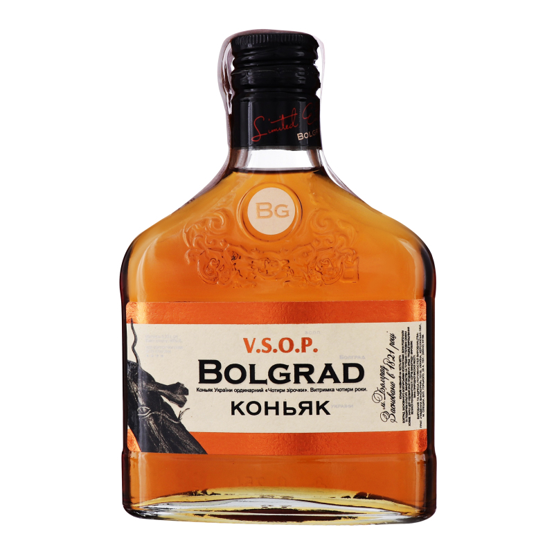 Коньяк Bolgrad 0,25л 4* 40%