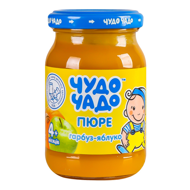ДХ ЧудоЧадо Пюре 170г Яблуко Гарбуз