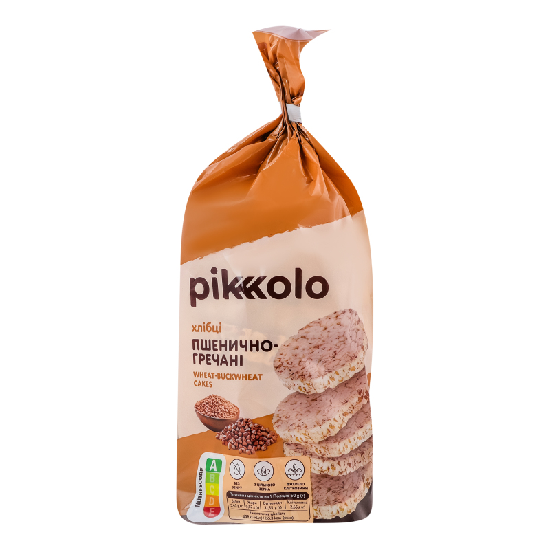 Хлібці Піколо 100г Пшенично-Гречані