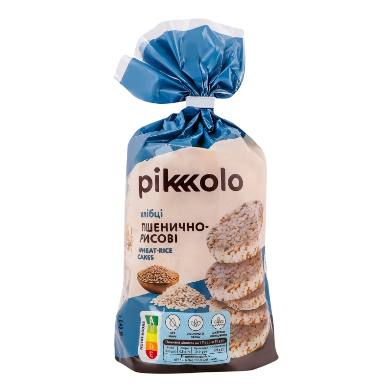 Хлібці Піколо 100г Пшенично-Рисові
