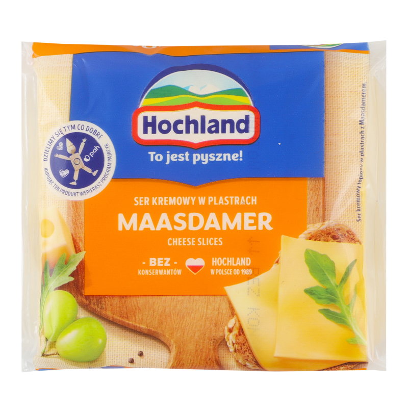 Сир Hochland пл 40% 130г Маасдамер скиб