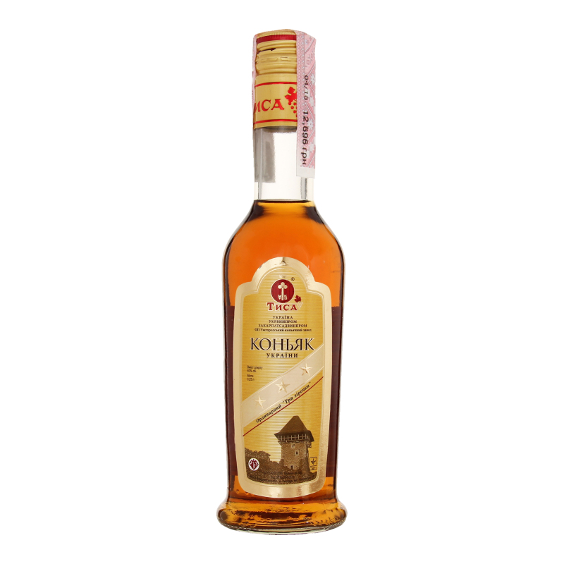 Коньяк Тиса 0,25л 3* 40%