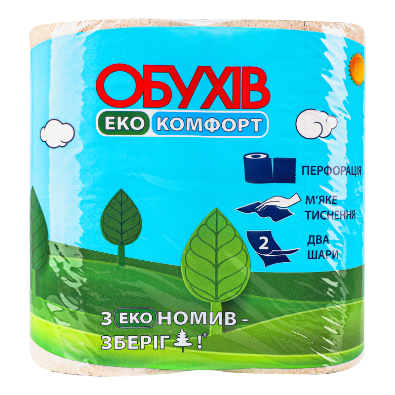 Папір туалетний Обухівський 4шт