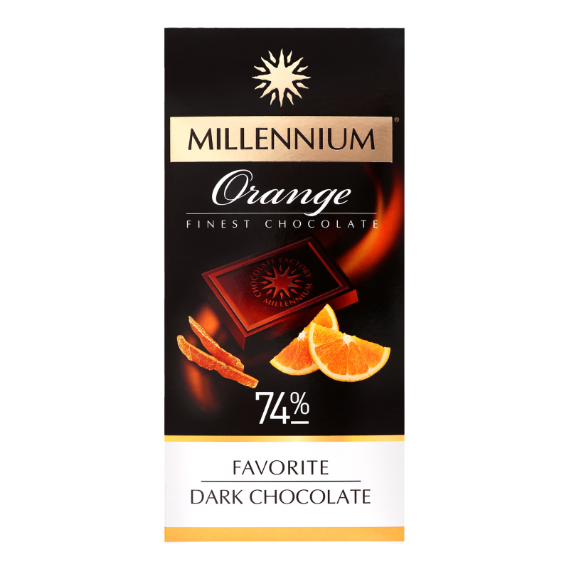 Шоколад Millennium 100г Фаворит Орандж