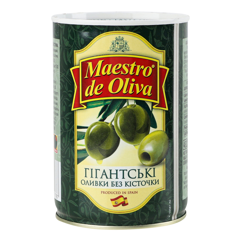 Оливки Маестро де Олива 420г зел бк гіг