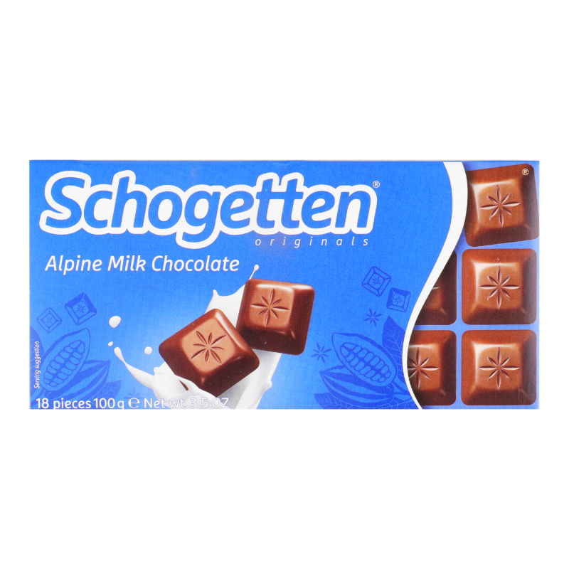 Шоколад Schogetten 100г Молочний
