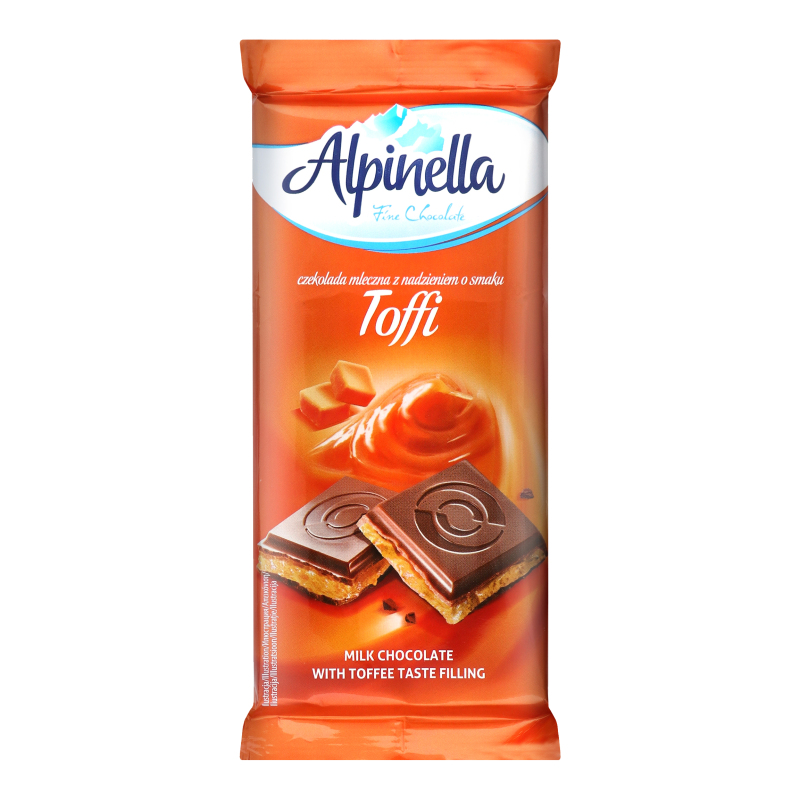 Шоколад Alpinella 100г Тоффі