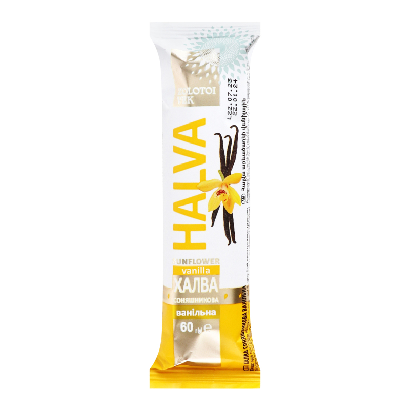 Халва Золотий Вік 60г Ванільна