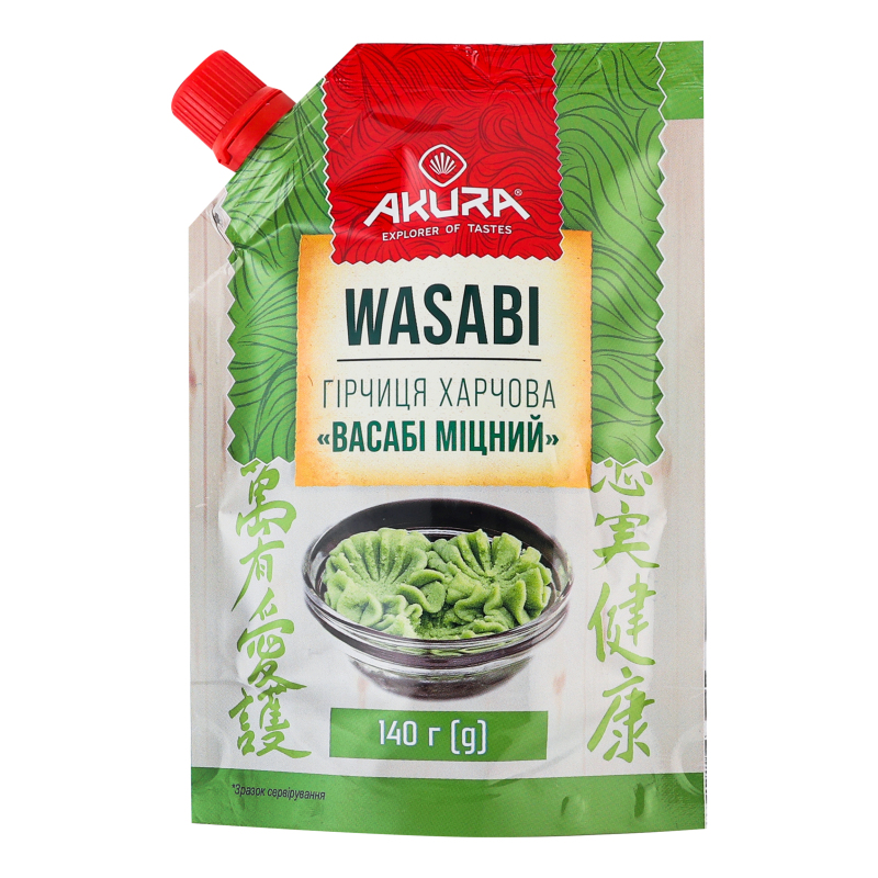 Гірчиця Akura 140г Васабі