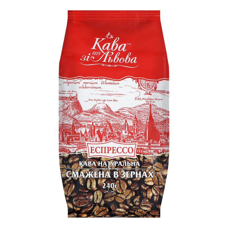 Кава Кава зі Львова 240г Еспресо зерн