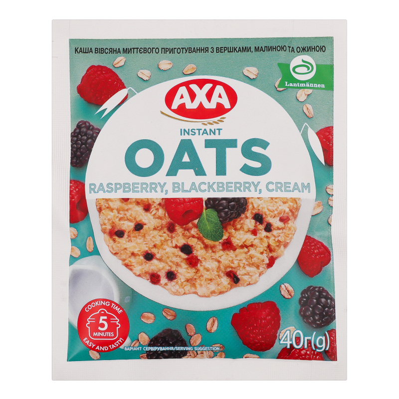 Каша АХА 40г вівсяна малина ожина