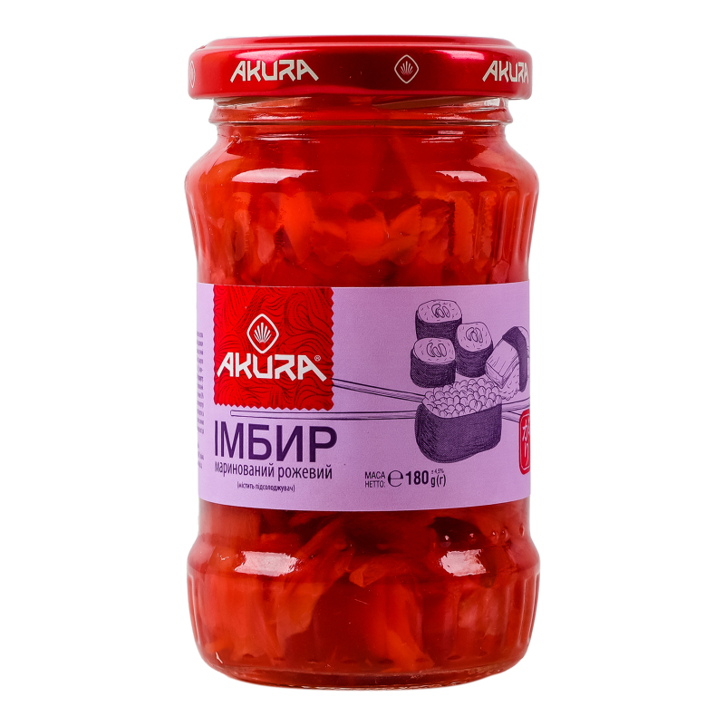 Імбир Akura 180г Маринований