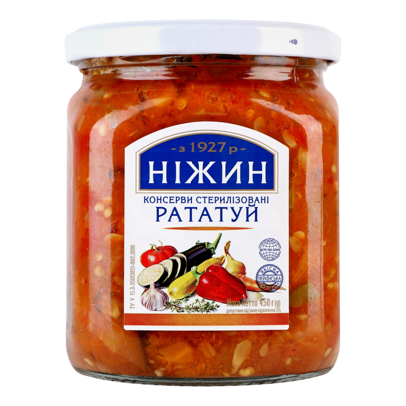 Консерва Ніжин 450г Рататуй