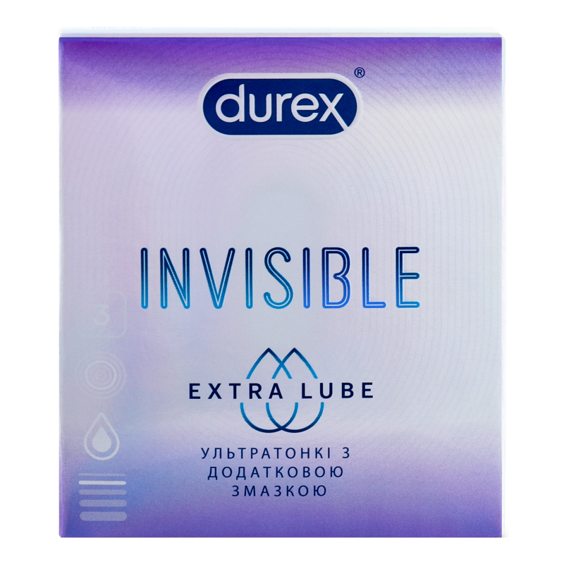 Презервативи Durex 3шт Invisible