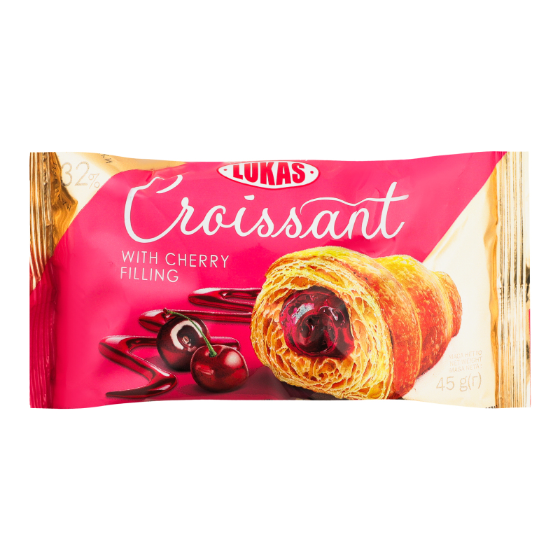 Круасанчик Лукас 45г Вишня