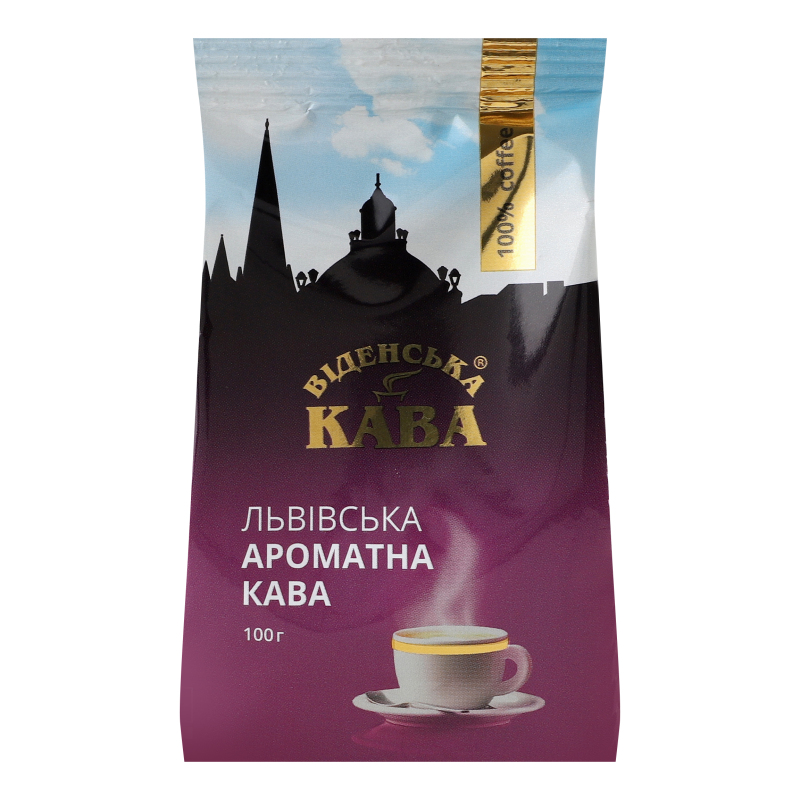 Кава Львівська Кава 100г Ароматна мелена