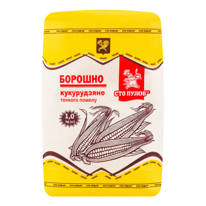 Борошно Сто Пудів 1кг Кукурудзяне