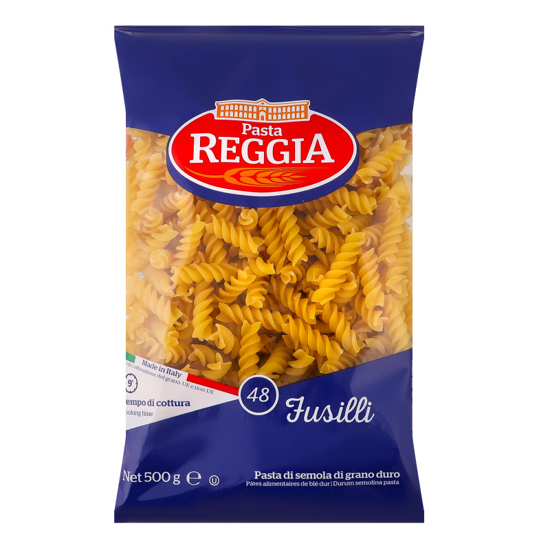 Макарони Reggia 500г Fusilli №48