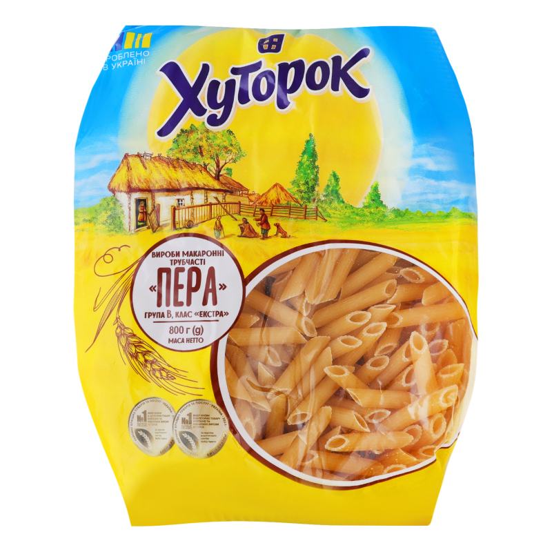 Макарони Хуторок 800г Пера