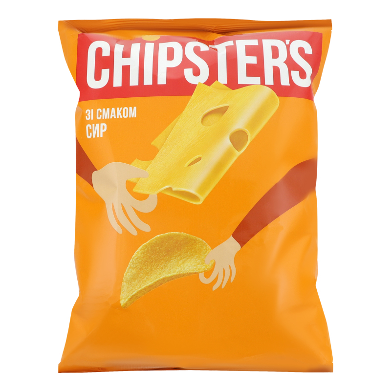 Чипси Chipsters 130г Сир