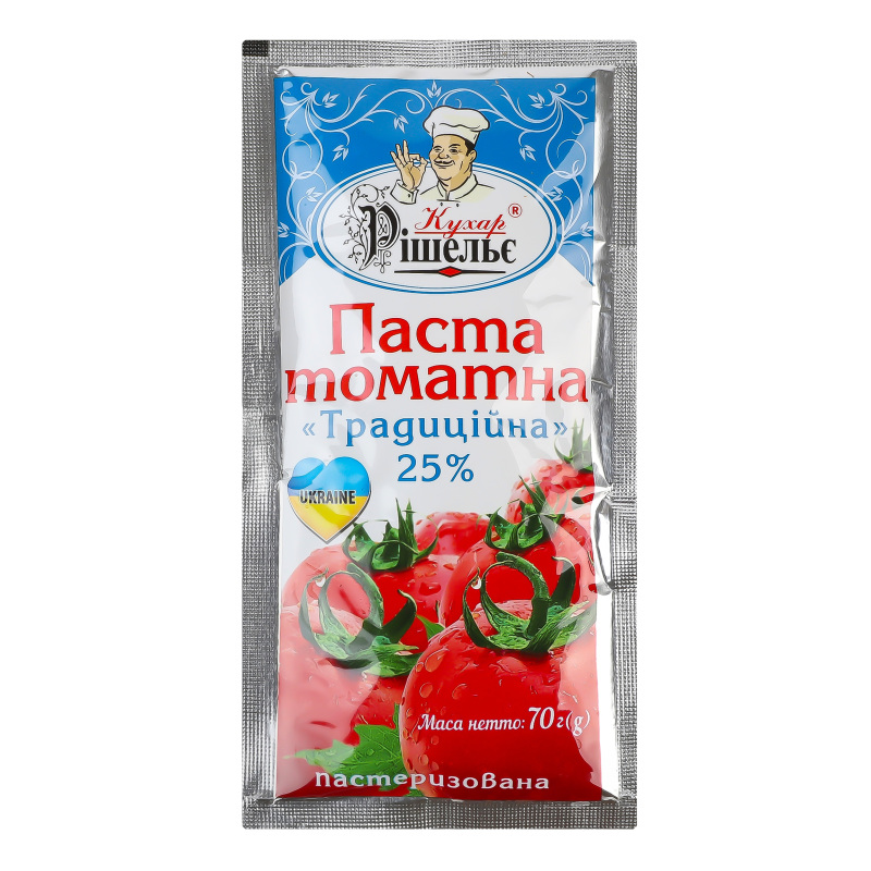 Паста КухарРішельє 70г Томатна Традиц