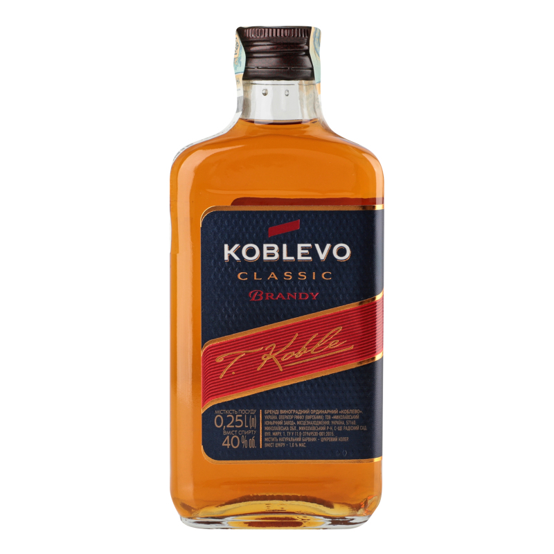 Бренді Коблево 0,25л Classic Ординар 40%