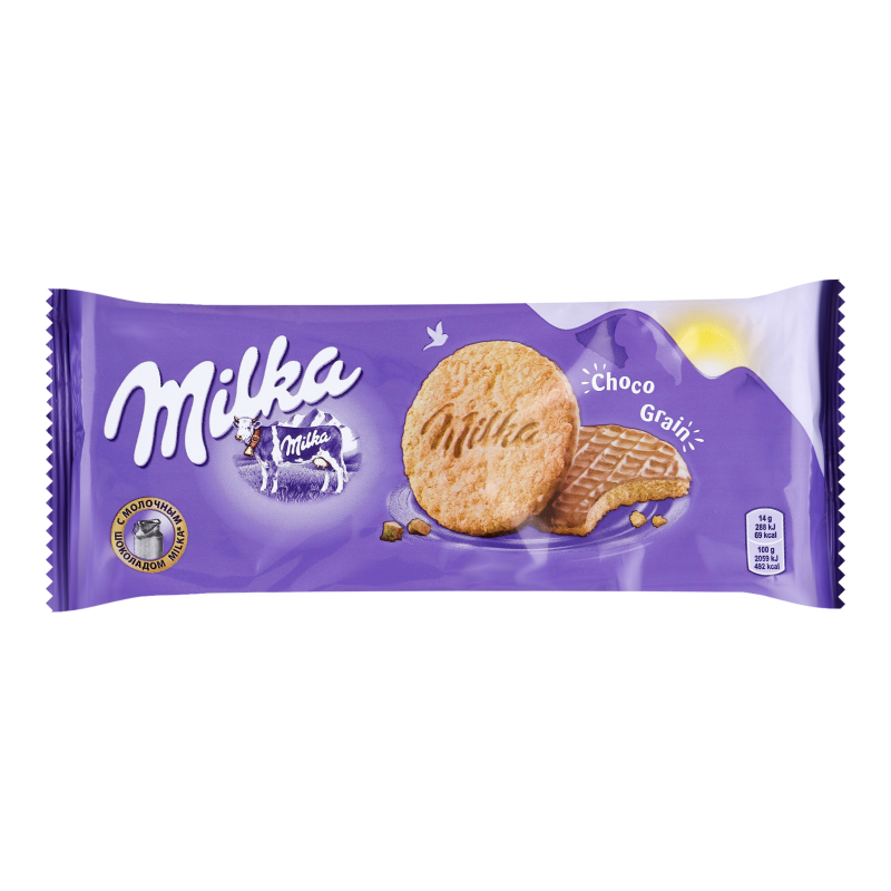 Печиво Milka 168г ЧокоГрейнс