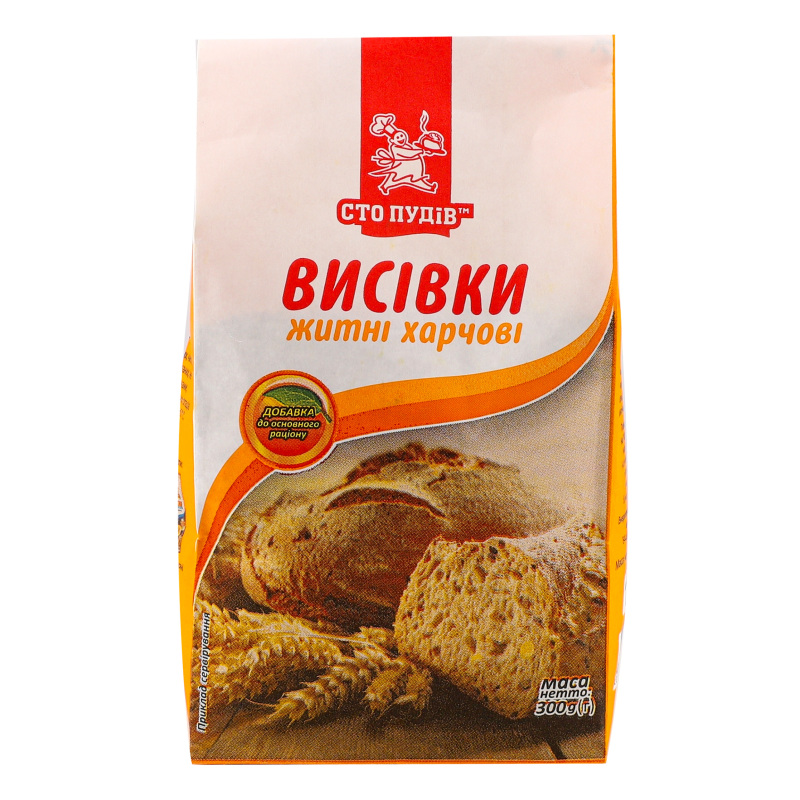 Висівки Сто Пудов 300г Житні