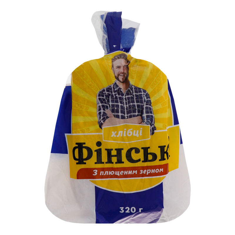 Хлібці Теремно 320г Фінські житні под