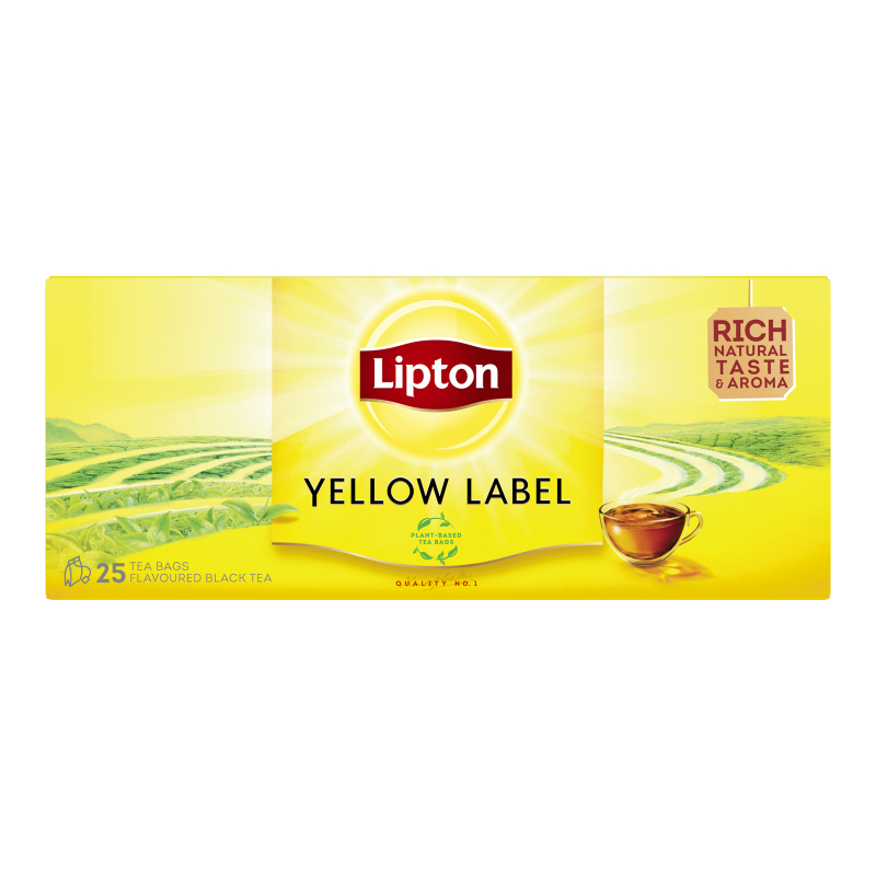Чай Lipton 25шт*2г чорн Єлоу Лейбл