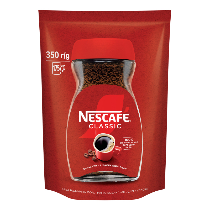 Кава Nescafe 350г Класік м/у