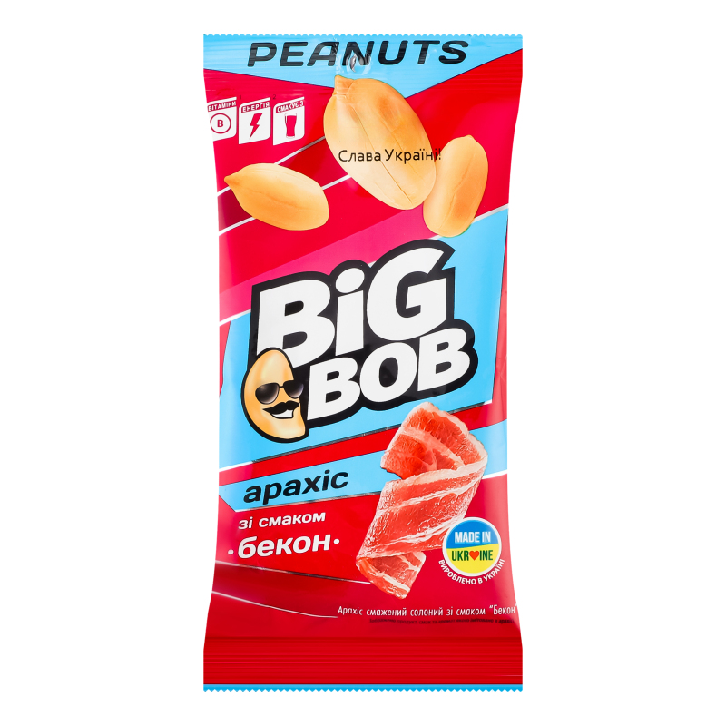 Арахіс BIG BOB 60г Бекон