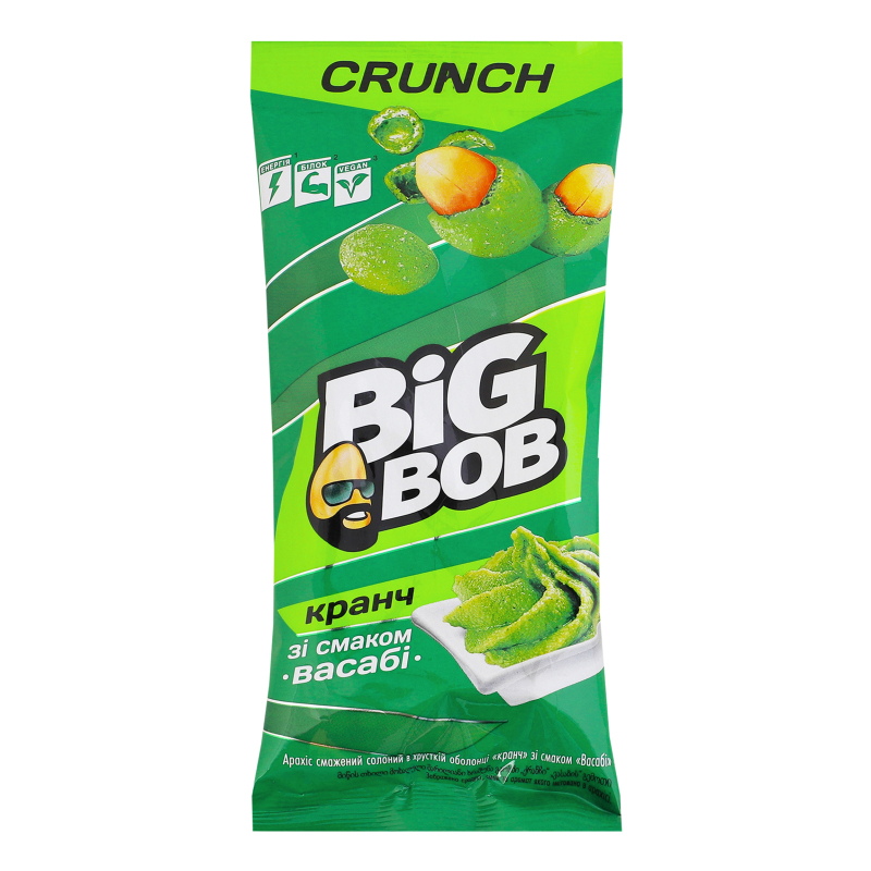 Арахіс BIG BOB 55г Васабі