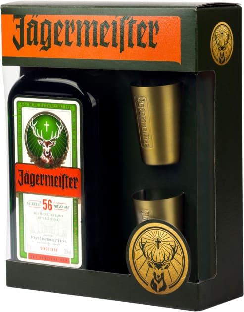 Лікер Jagermeister 0,7л 35% + 2шоти