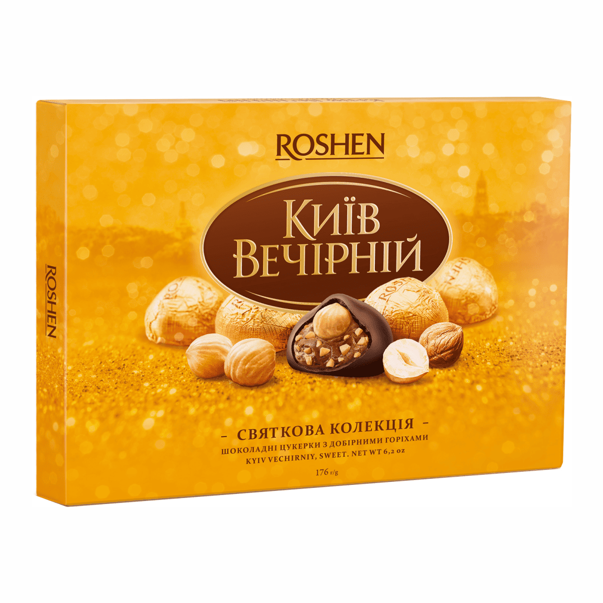 Цукерки ROSHEN 176г Київ вечірній